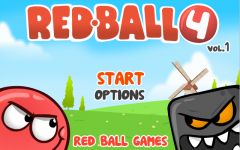 AS AVENTURAS DA BOLA VERMELHA!!! - Red Ball 4 (jogos de