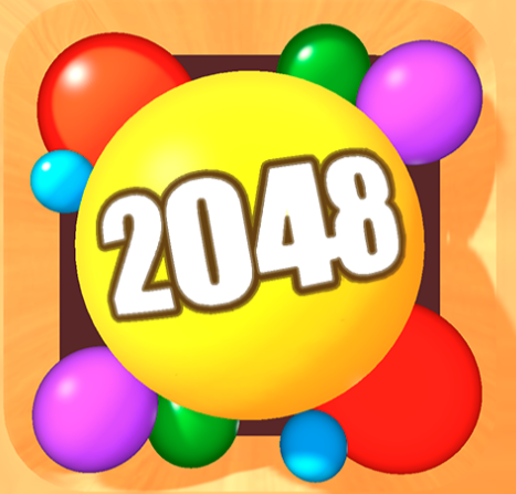 2048 BALLS 3D free online game on