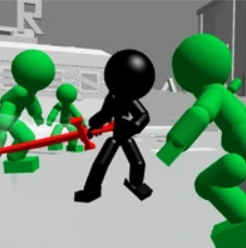 Stickman Street Fighting 3D